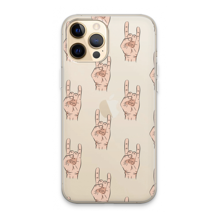 Rock: iPhone 13 Pro Max Transparant Hoesje