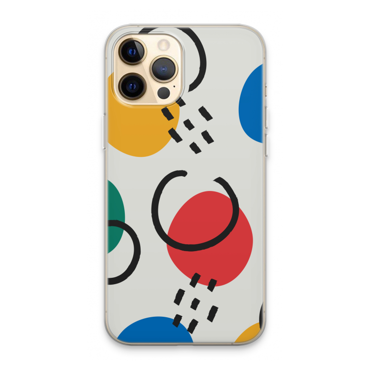 Illustratieve pop 3: iPhone 13 Pro Max Transparant Hoesje
