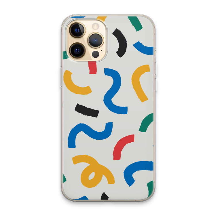 Illustratieve pop 2: iPhone 13 Pro Max Transparant Hoesje