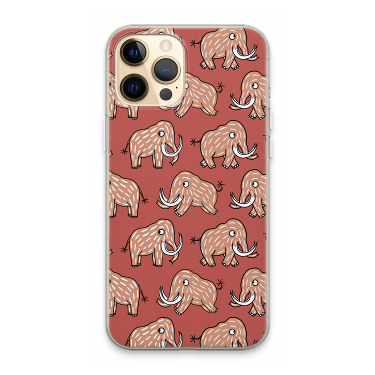 Mammoet: iPhone 13 Pro Max Transparant Hoesje
