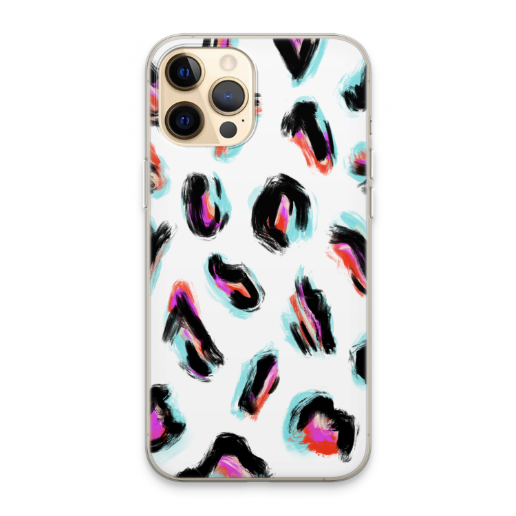 Cheetah color: iPhone 13 Pro Max Transparant Hoesje
