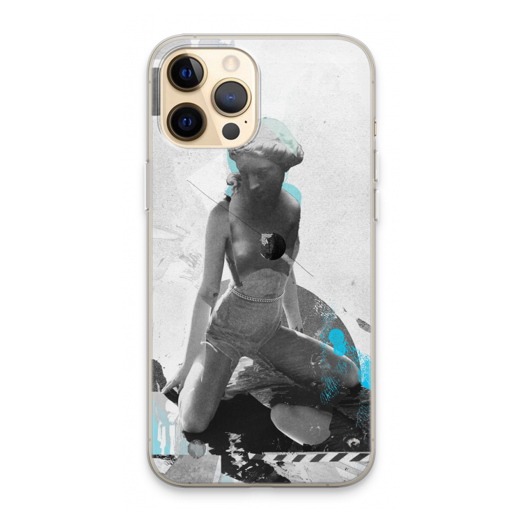 I will not feel a thing: iPhone 13 Pro Max Transparant Hoesje