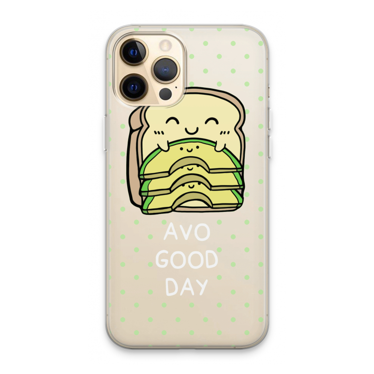 Avo Good Day: iPhone 13 Pro Max Transparant Hoesje