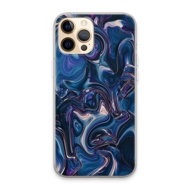 Mirrored Mirage: iPhone 13 Pro Max Transparant Hoesje