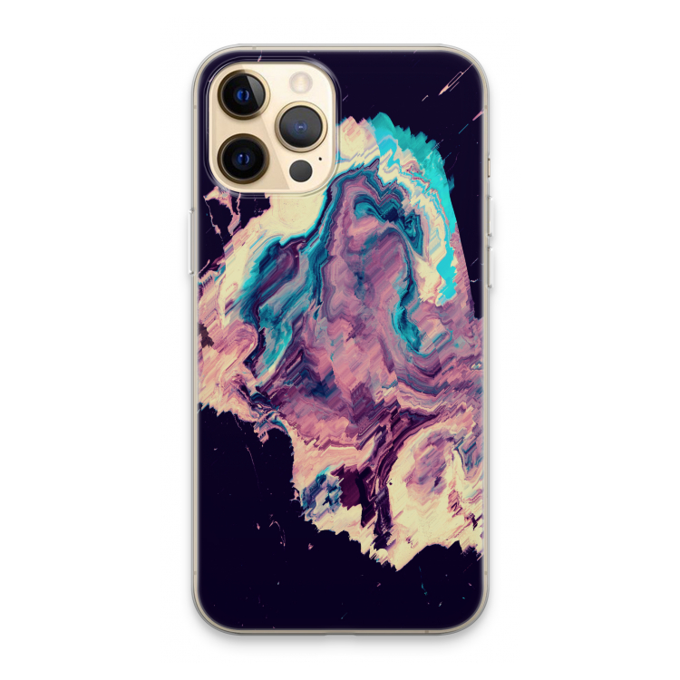 Cosmic Silence: iPhone 13 Pro Max Transparant Hoesje