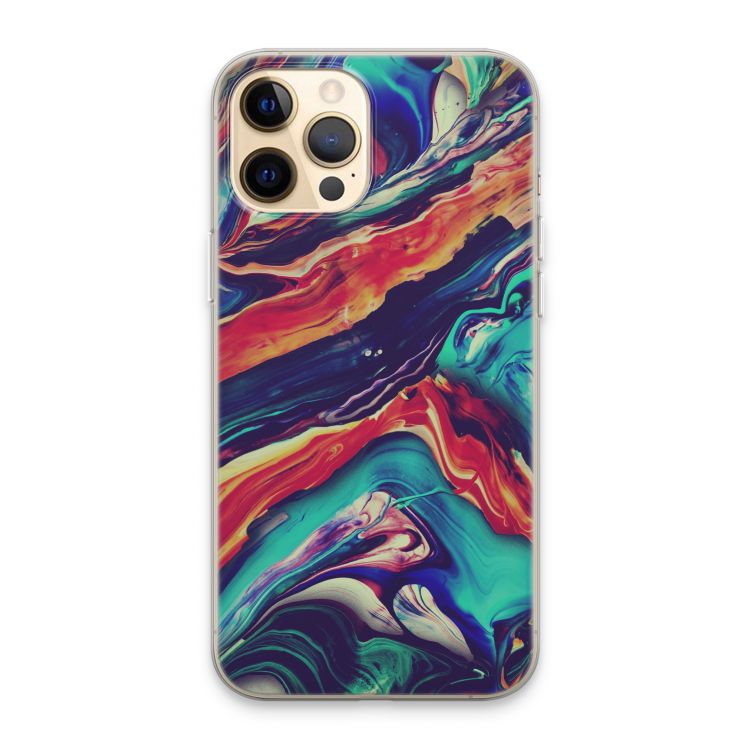 Chameleon Sun: iPhone 13 Pro Max Transparant Hoesje