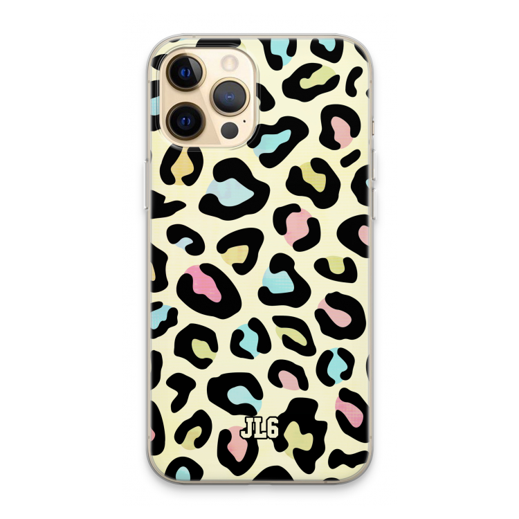 Leopard pattern: iPhone 13 Pro Max Transparant Hoesje