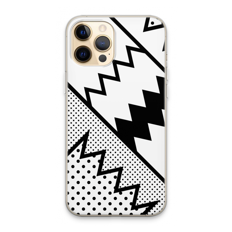 Pop Art #5: iPhone 13 Pro Max Transparant Hoesje