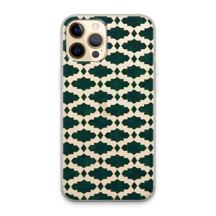 Moroccan tiles: iPhone 13 Pro Max Transparant Hoesje