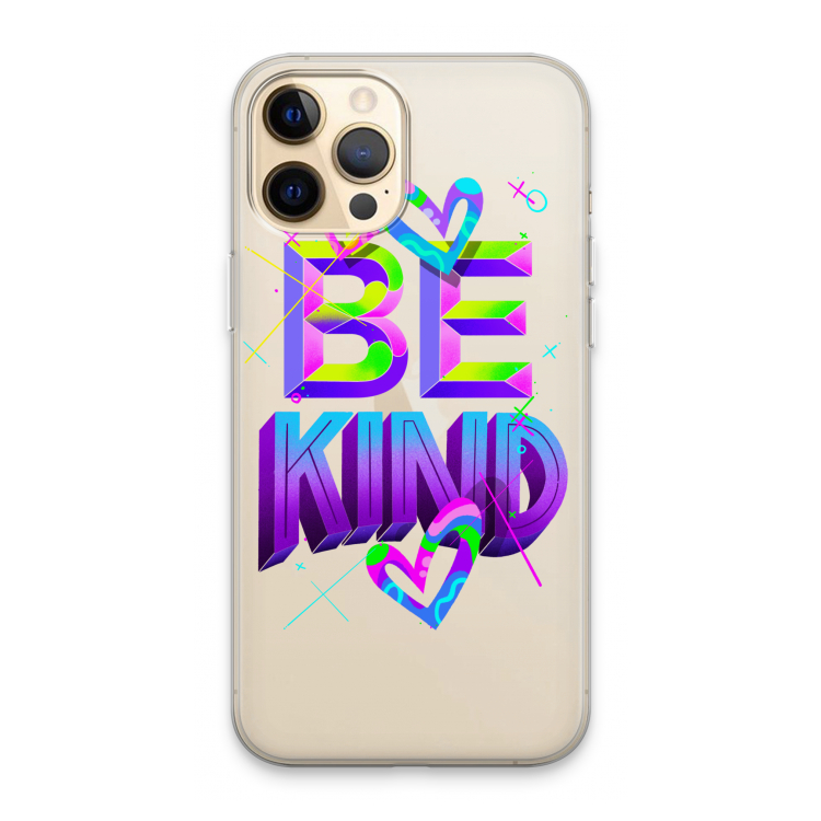 Be Kind: iPhone 13 Pro Max Transparant Hoesje