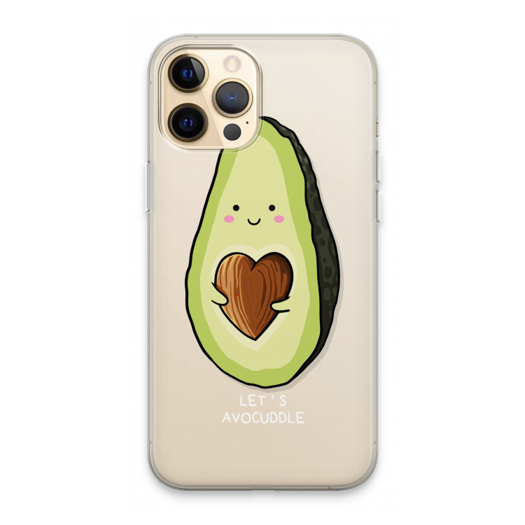 Avocuddle: iPhone 13 Pro Max Transparant Hoesje