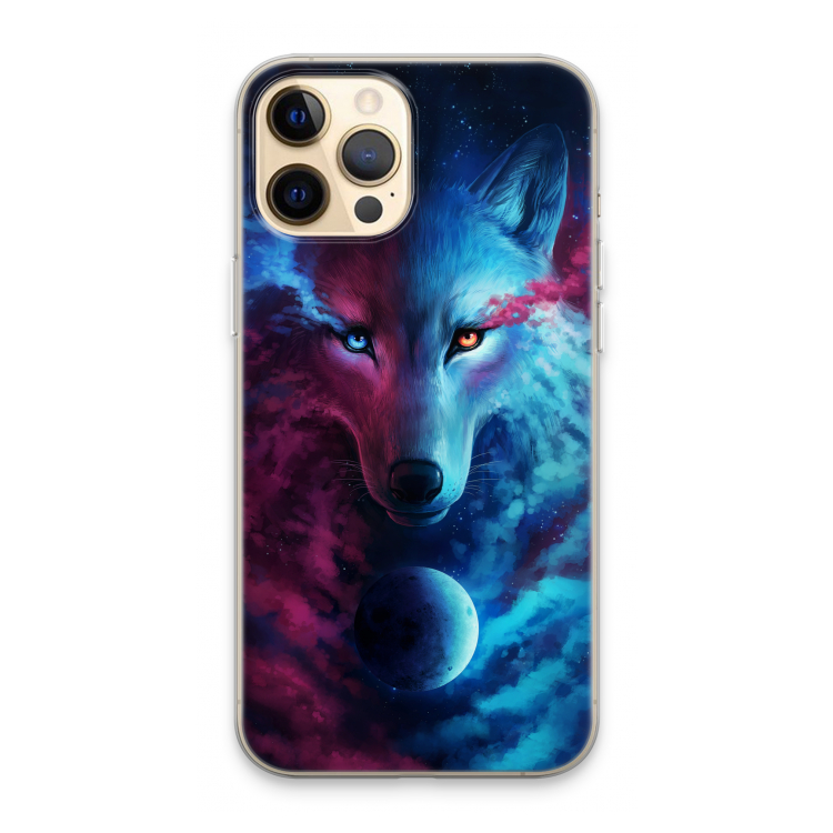 Where Light And Dark Meet: iPhone 13 Pro Max Transparant Hoesje