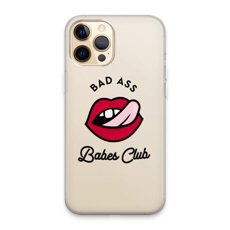 Badass Babes Club: iPhone 13 Pro Max Transparant Hoesje