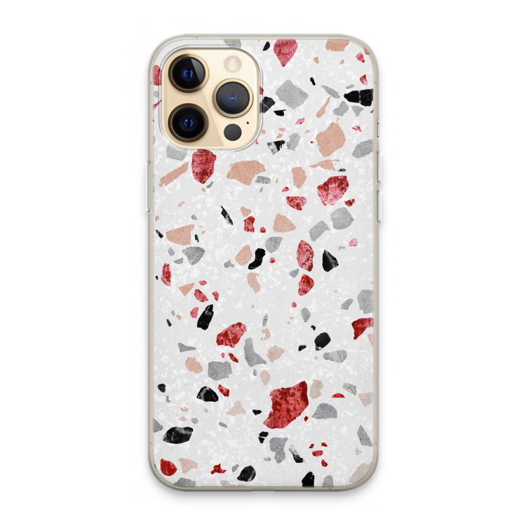 Terrazzo N°12: iPhone 13 Pro Max Transparant Hoesje