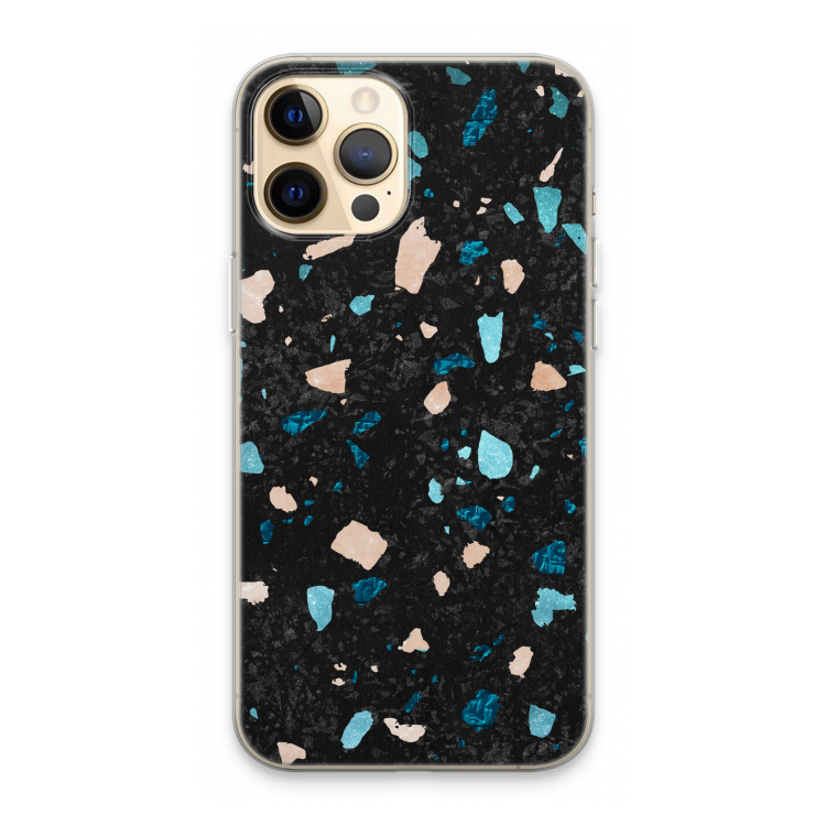 Terrazzo N°11: iPhone 13 Pro Max Transparant Hoesje