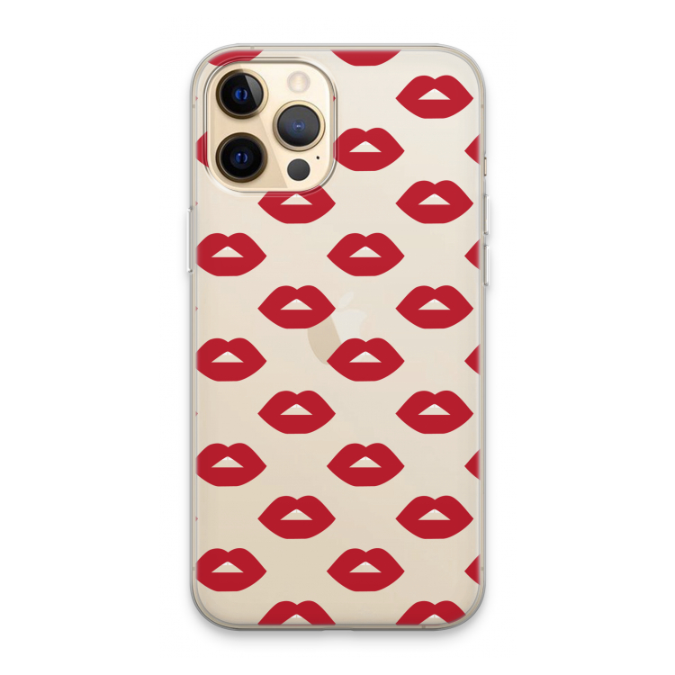 Lips: iPhone 13 Pro Max Transparant Hoesje