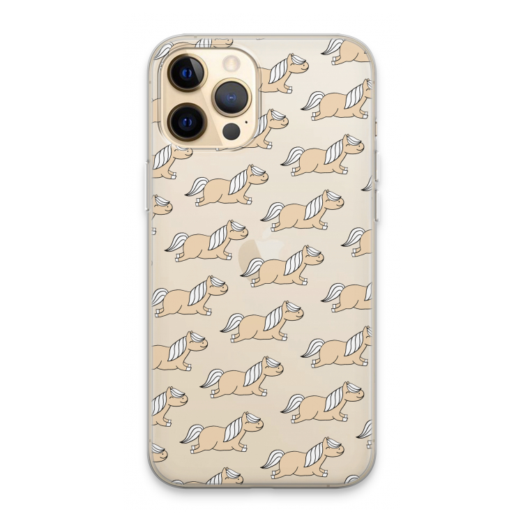 Ponys: iPhone 13 Pro Max Transparant Hoesje