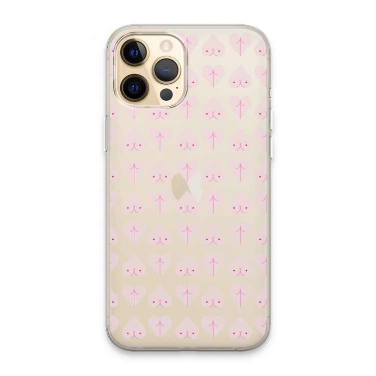 Ass 'n Titties: iPhone 13 Pro Max Transparant Hoesje