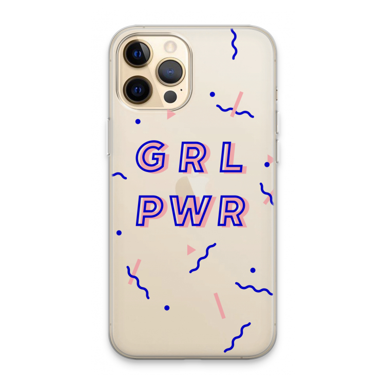 GRL PWR: iPhone 13 Pro Max Transparant Hoesje