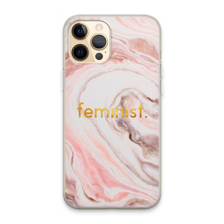Feminist: iPhone 13 Pro Max Transparant Hoesje