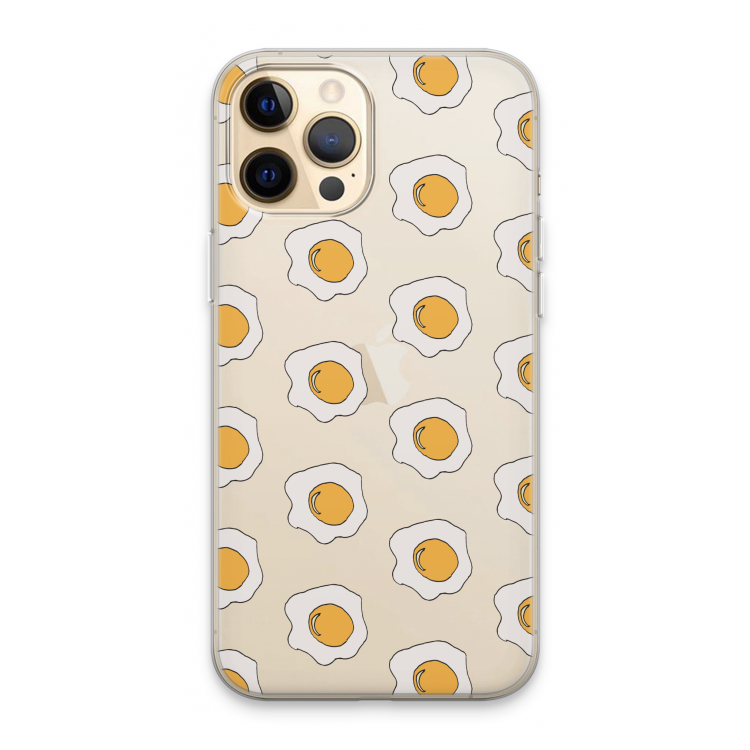 Bacon to my eggs #1: iPhone 13 Pro Max Transparant Hoesje