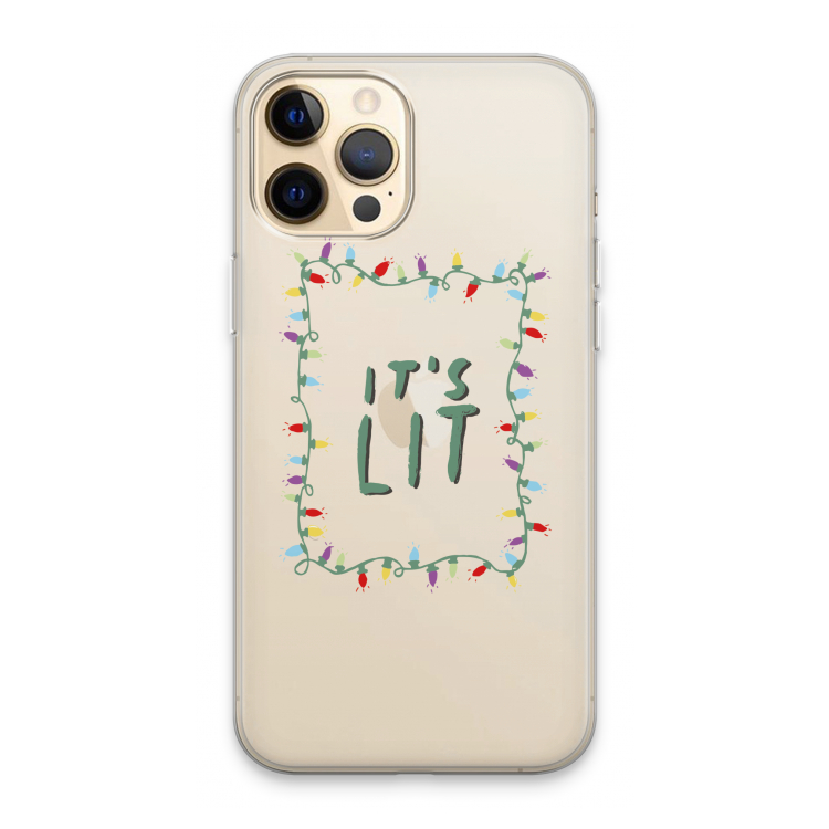 It's Lit: iPhone 13 Pro Max Transparant Hoesje