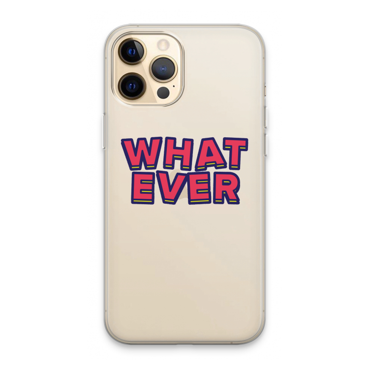 Whatever: iPhone 13 Pro Max Transparant Hoesje