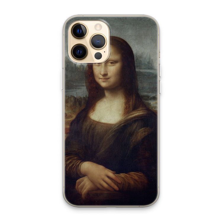 Mona Lisa: iPhone 13 Pro Max Transparant Hoesje