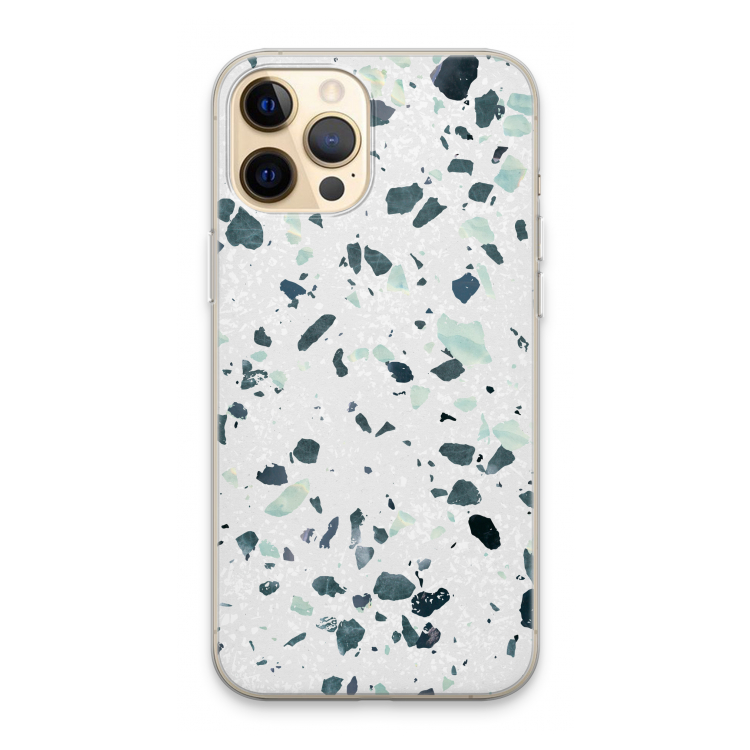 Terrazzo N°2: iPhone 13 Pro Max Transparant Hoesje