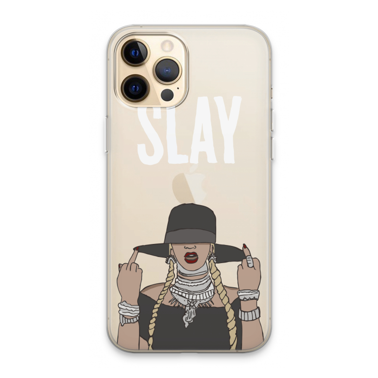 Slay All Day: iPhone 13 Pro Max Transparant Hoesje