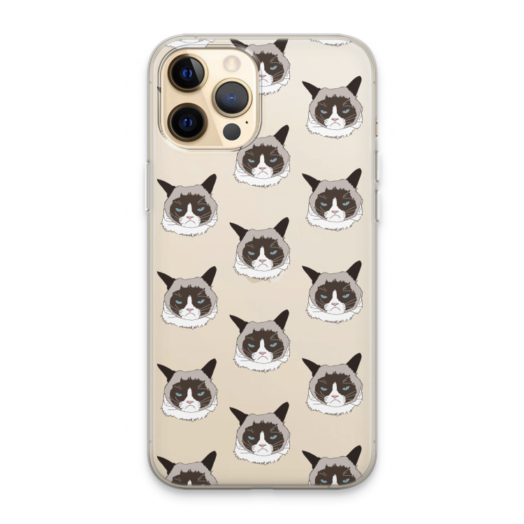 It's a Purrr Case: iPhone 13 Pro Max Transparant Hoesje
