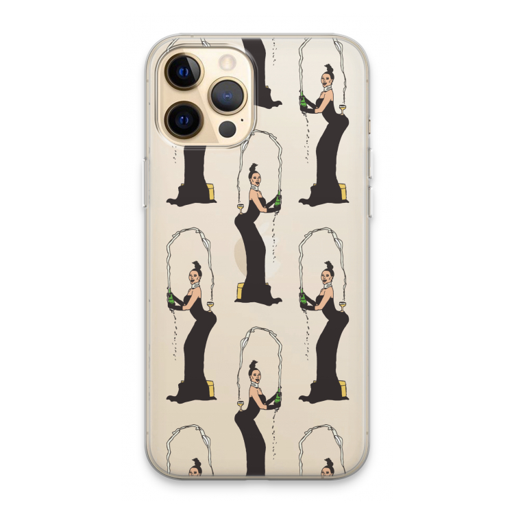 Pop Some Kim: iPhone 13 Pro Max Transparant Hoesje