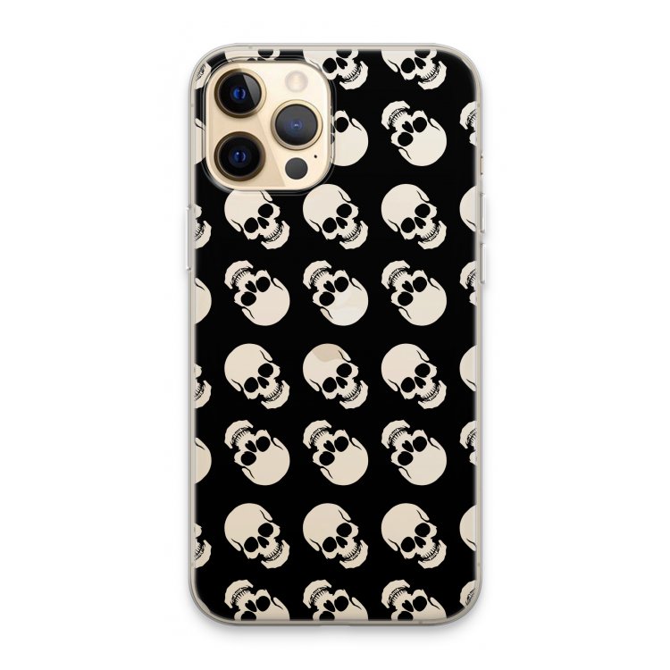 Musketon Skulls: iPhone 13 Pro Max Transparant Hoesje