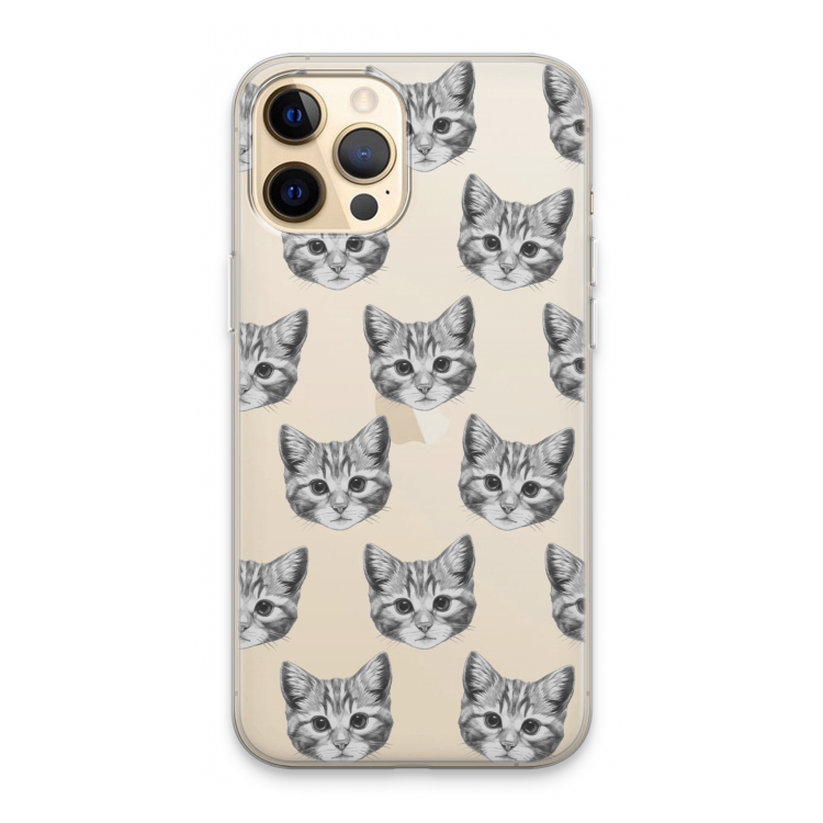 Kitten: iPhone 13 Pro Max Transparant Hoesje