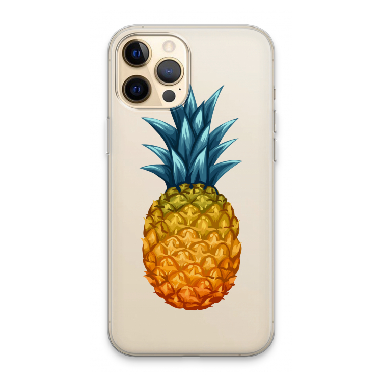 Grote ananas: iPhone 13 Pro Max Transparant Hoesje