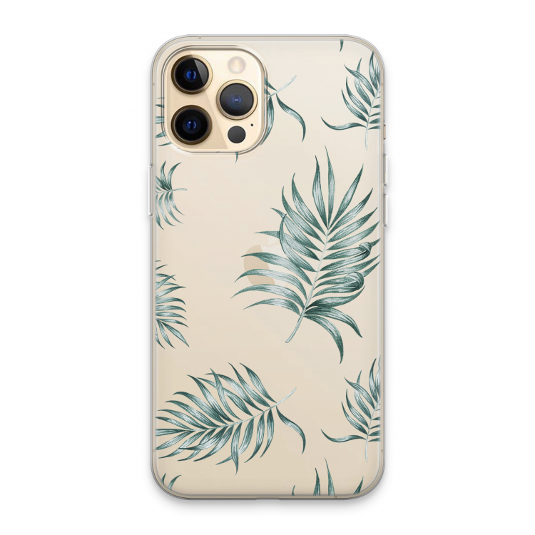 Simple leaves: iPhone 13 Pro Max Transparant Hoesje