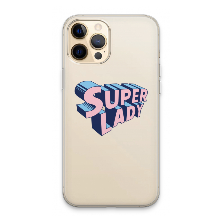 Superlady: iPhone 13 Pro Max Transparant Hoesje