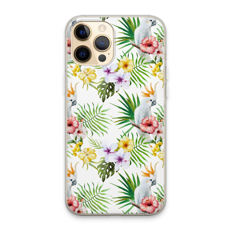 Gele kuif: iPhone 13 Pro Max Transparant Hoesje
