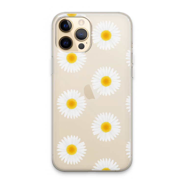 Margrietjes: iPhone 13 Pro Max Transparant Hoesje