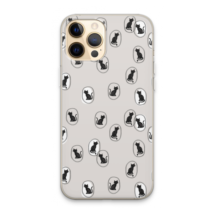 Miauw: iPhone 13 Pro Max Transparant Hoesje