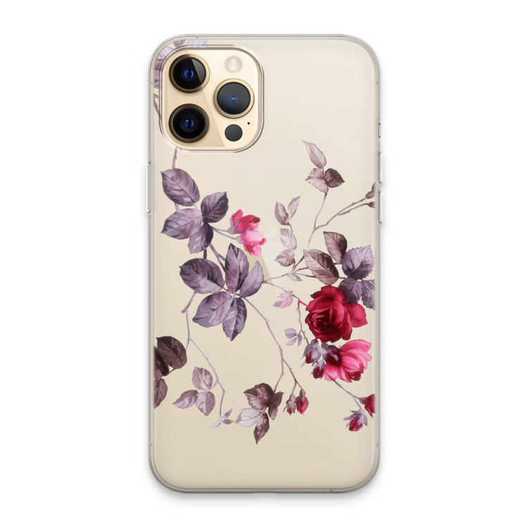 Mooie bloemen: iPhone 13 Pro Max Transparant Hoesje
