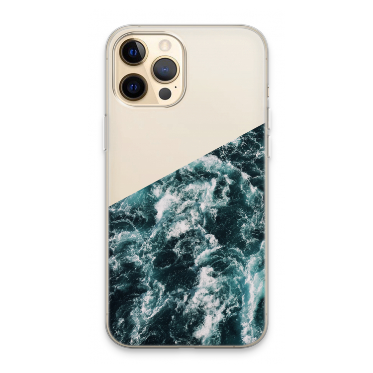 Zee golf: iPhone 13 Pro Max Transparant Hoesje