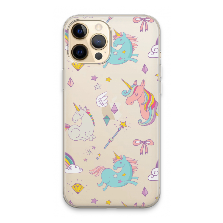 Fantasiewereld: iPhone 13 Pro Max Transparant Hoesje