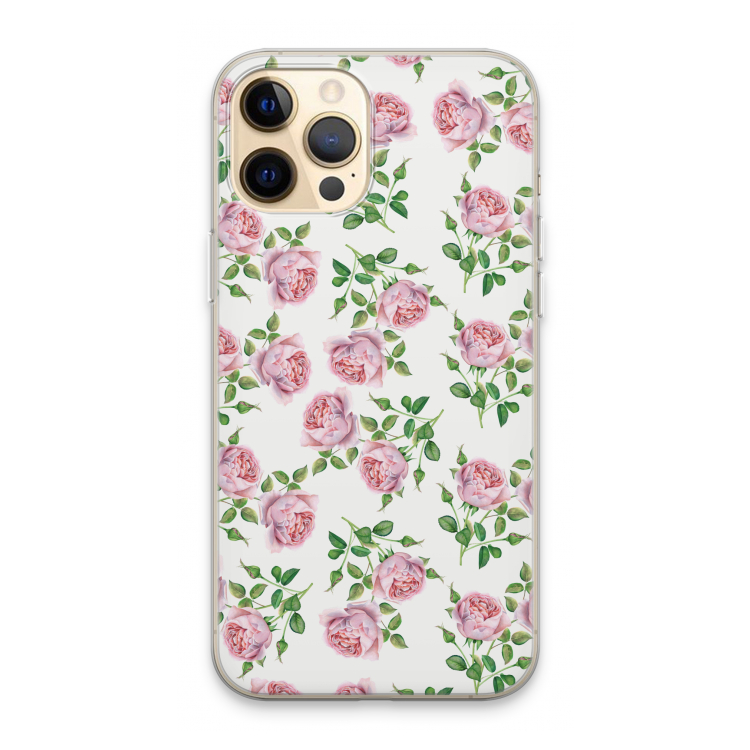 Kleine roosjes: iPhone 13 Pro Max Transparant Hoesje