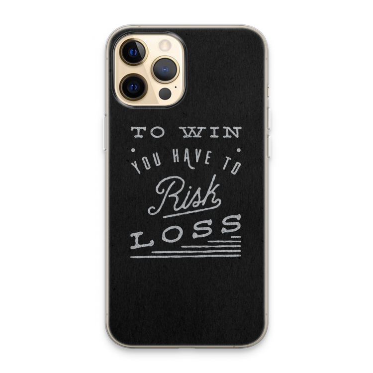 Risk loss: iPhone 13 Pro Max Transparant Hoesje