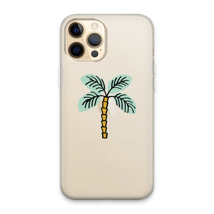 Palmboom: iPhone 13 Pro Max Transparant Hoesje