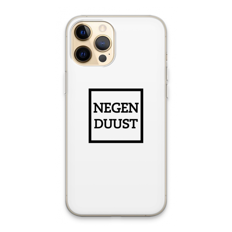 Negenduust vierkant: iPhone 13 Pro Max Transparant Hoesje