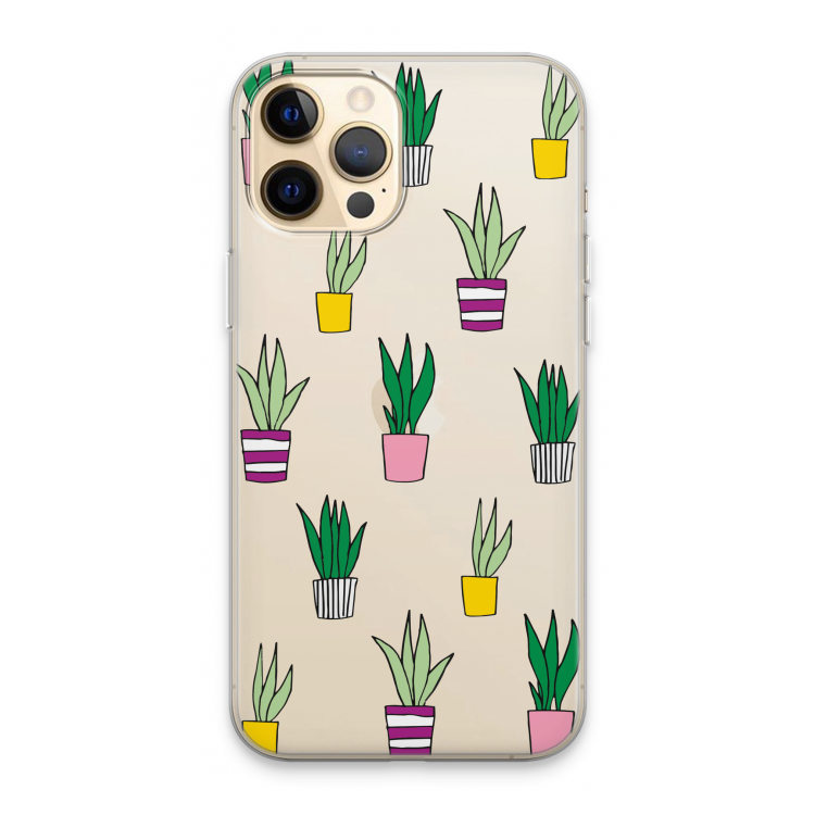 Sanseveria: iPhone 13 Pro Max Transparant Hoesje