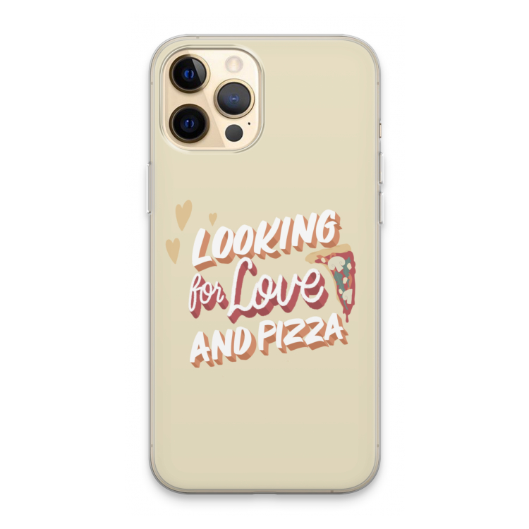 Pizza is the answer: iPhone 13 Pro Max Transparant Hoesje
