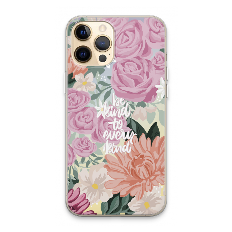 Kindness matters: iPhone 13 Pro Max Transparant Hoesje